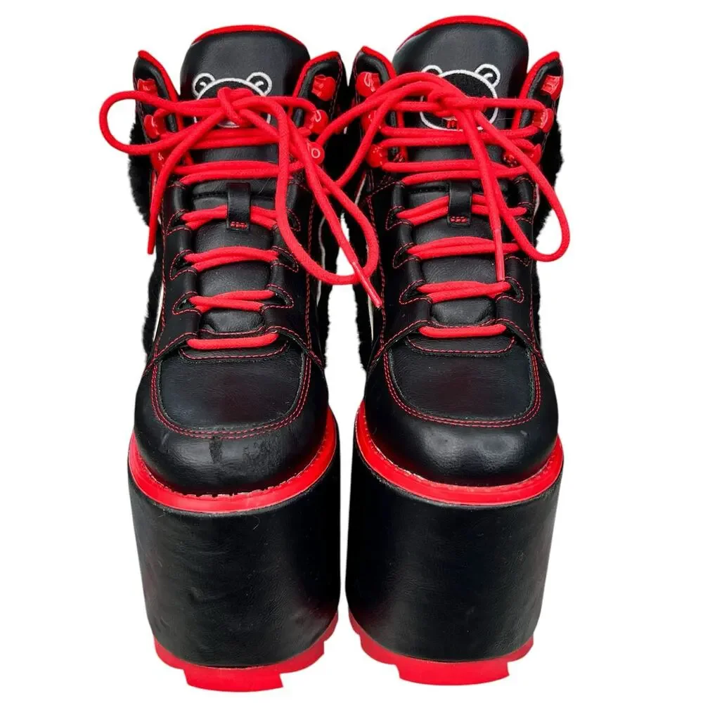 Gloomy Bear X YRU Women's Qozmo Black Platform Sneakers Size US 5